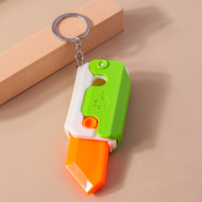 Wholesale Carrot Knife Creative Keychain